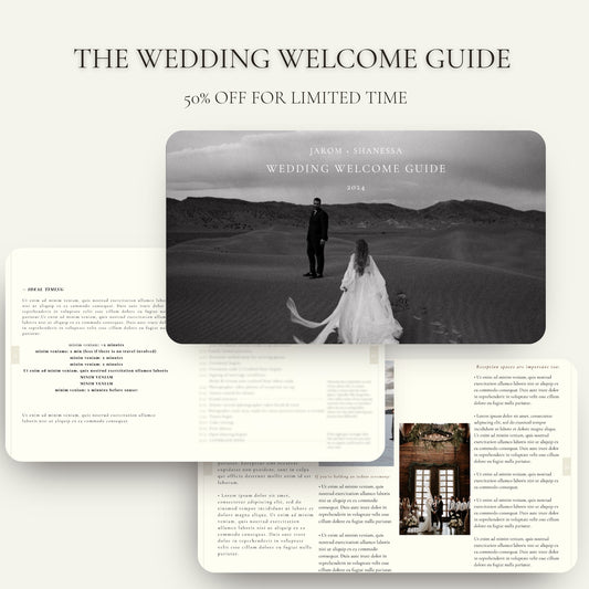 The PRE-WRITTEN Wedding Guide Template for Photographers