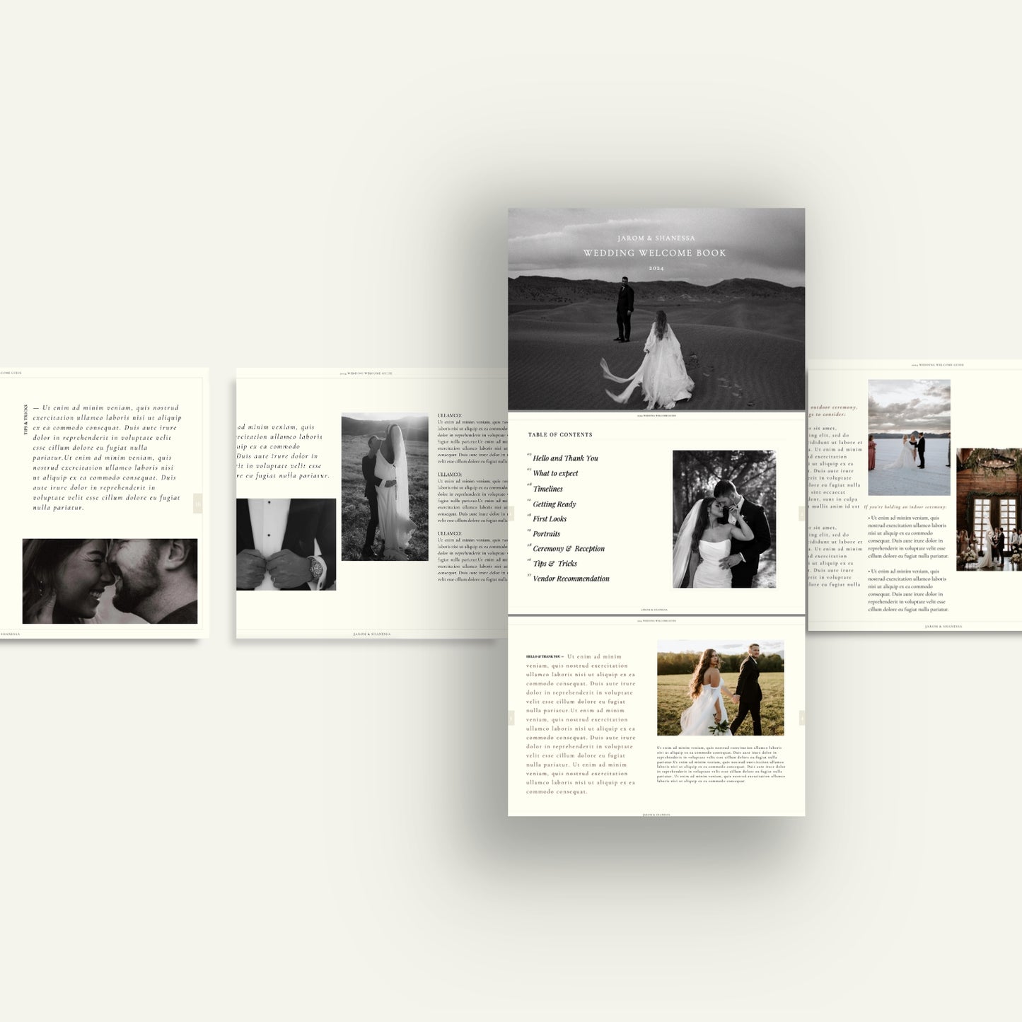 The Wedding and Pricing Guide Template for Photographers BUNDLE