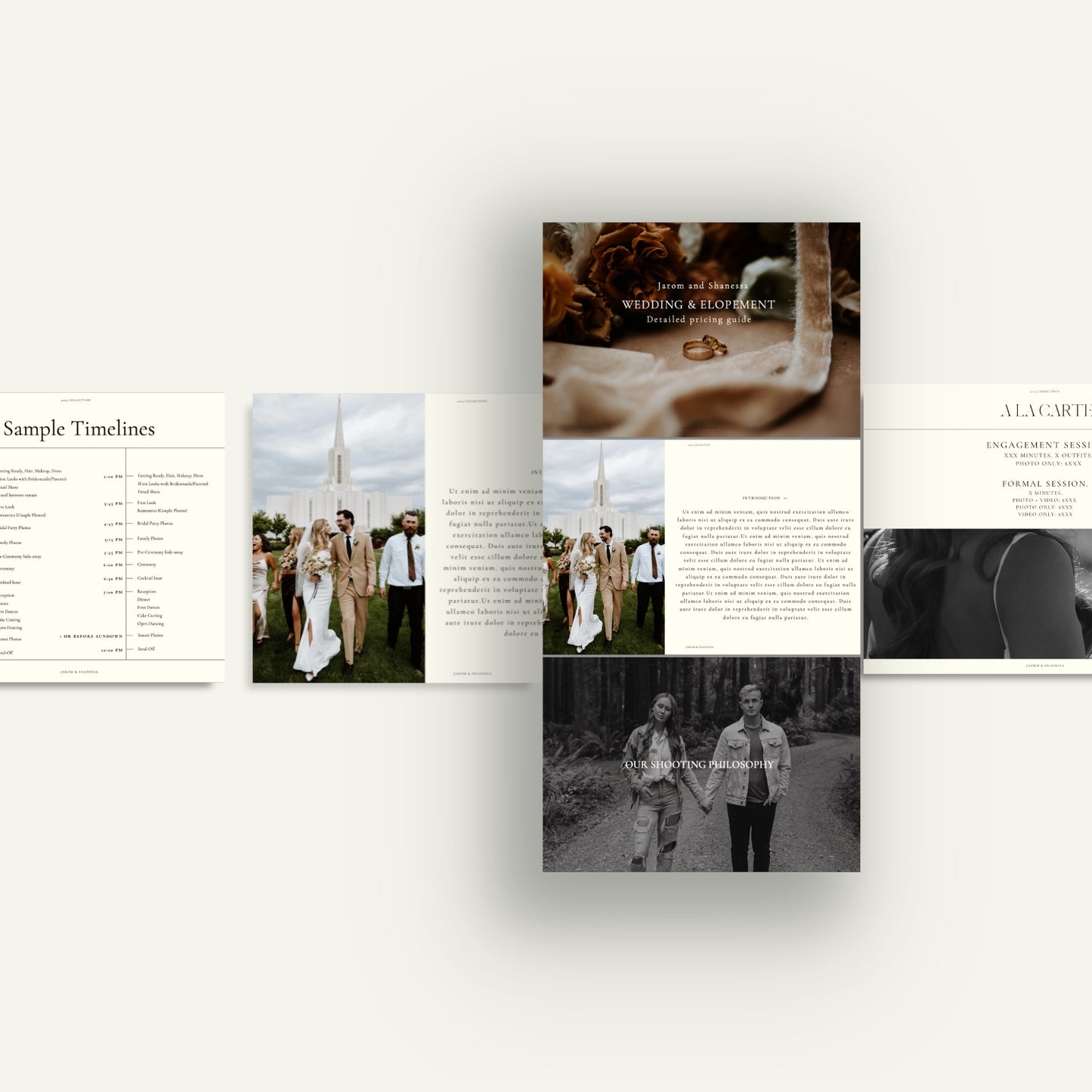 The Pricing Guide Template for Wedding Photographers