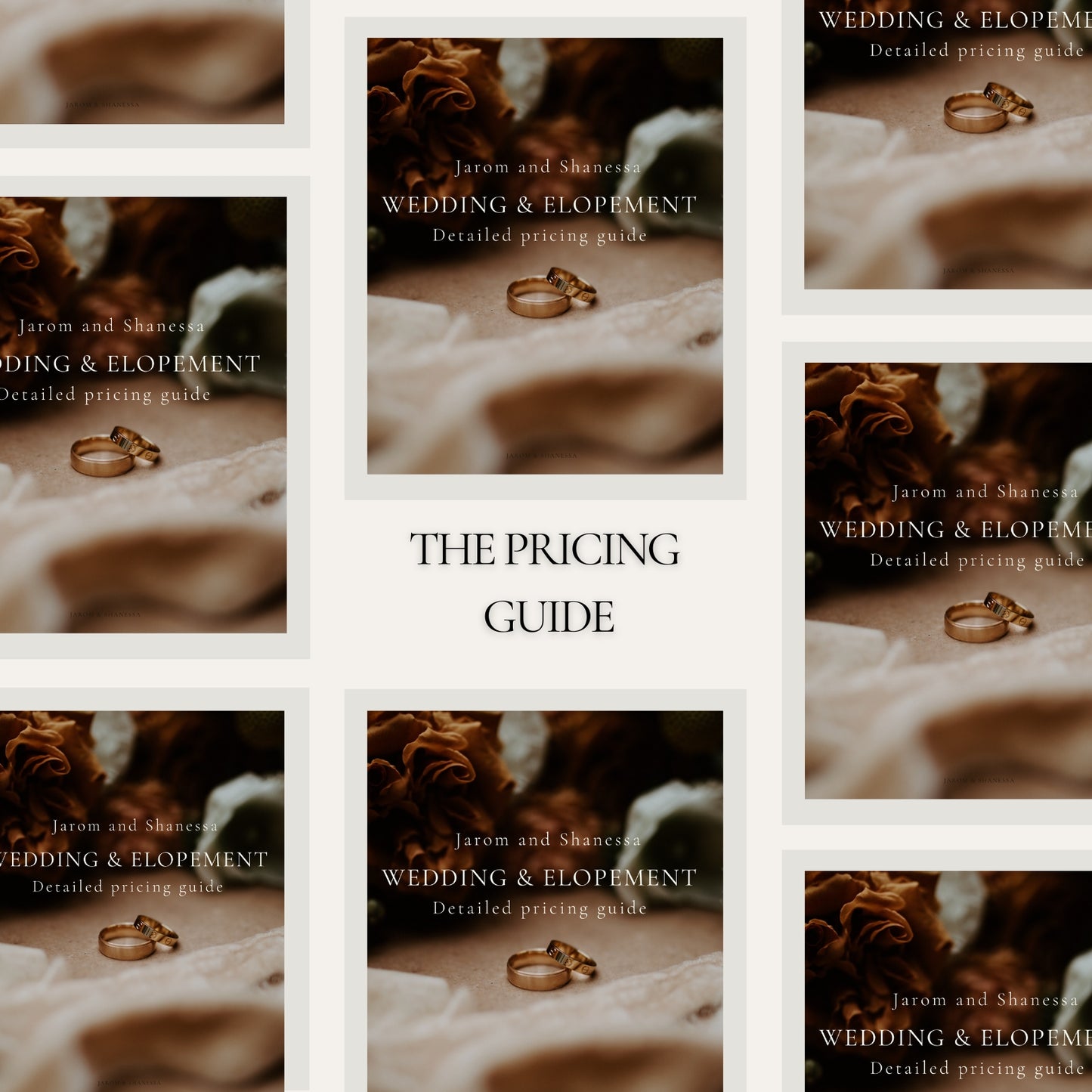 The Pricing Guide Template for Wedding Photographers